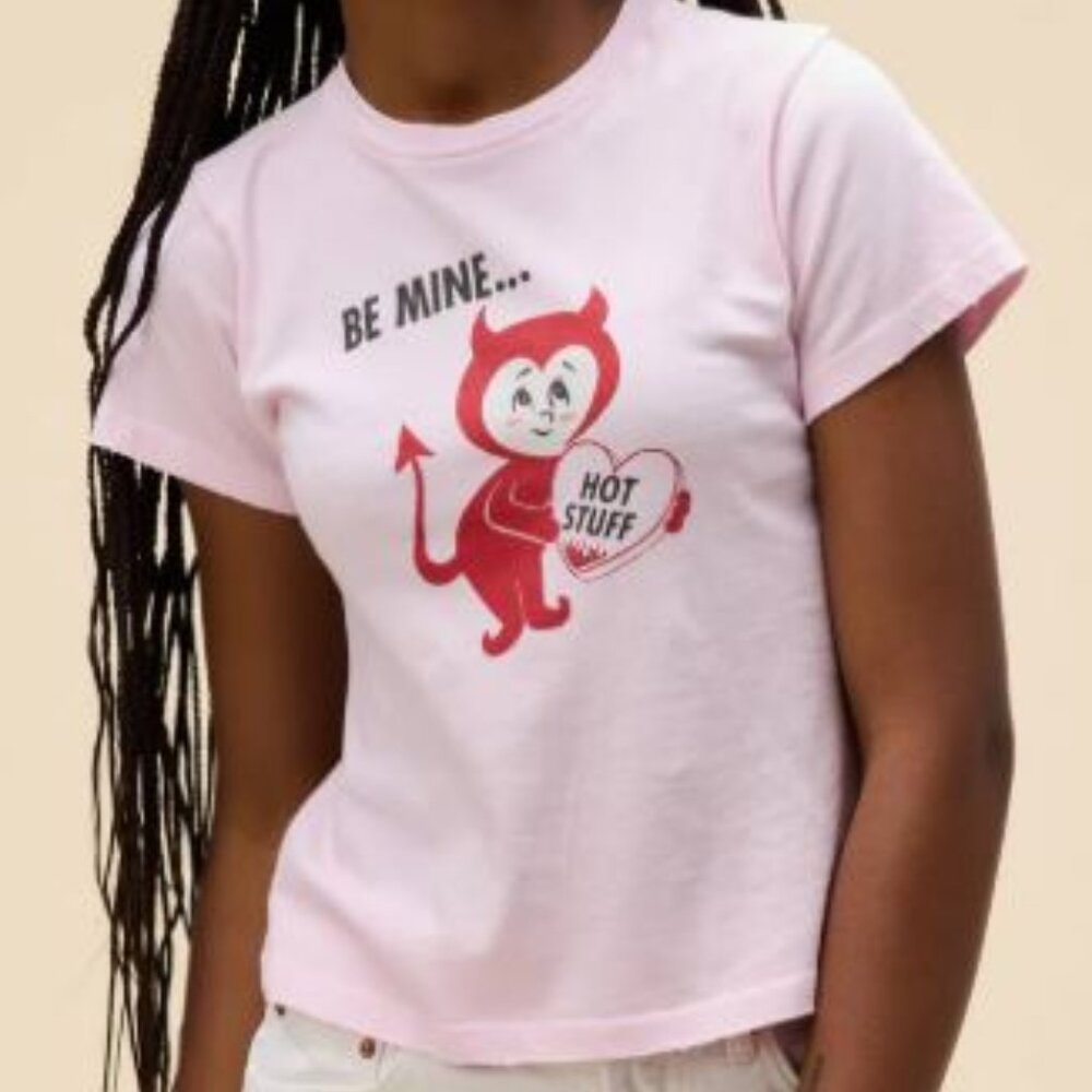 NWT Daydreamer Be Mine Hot Stuff Vintage Tee - Size M